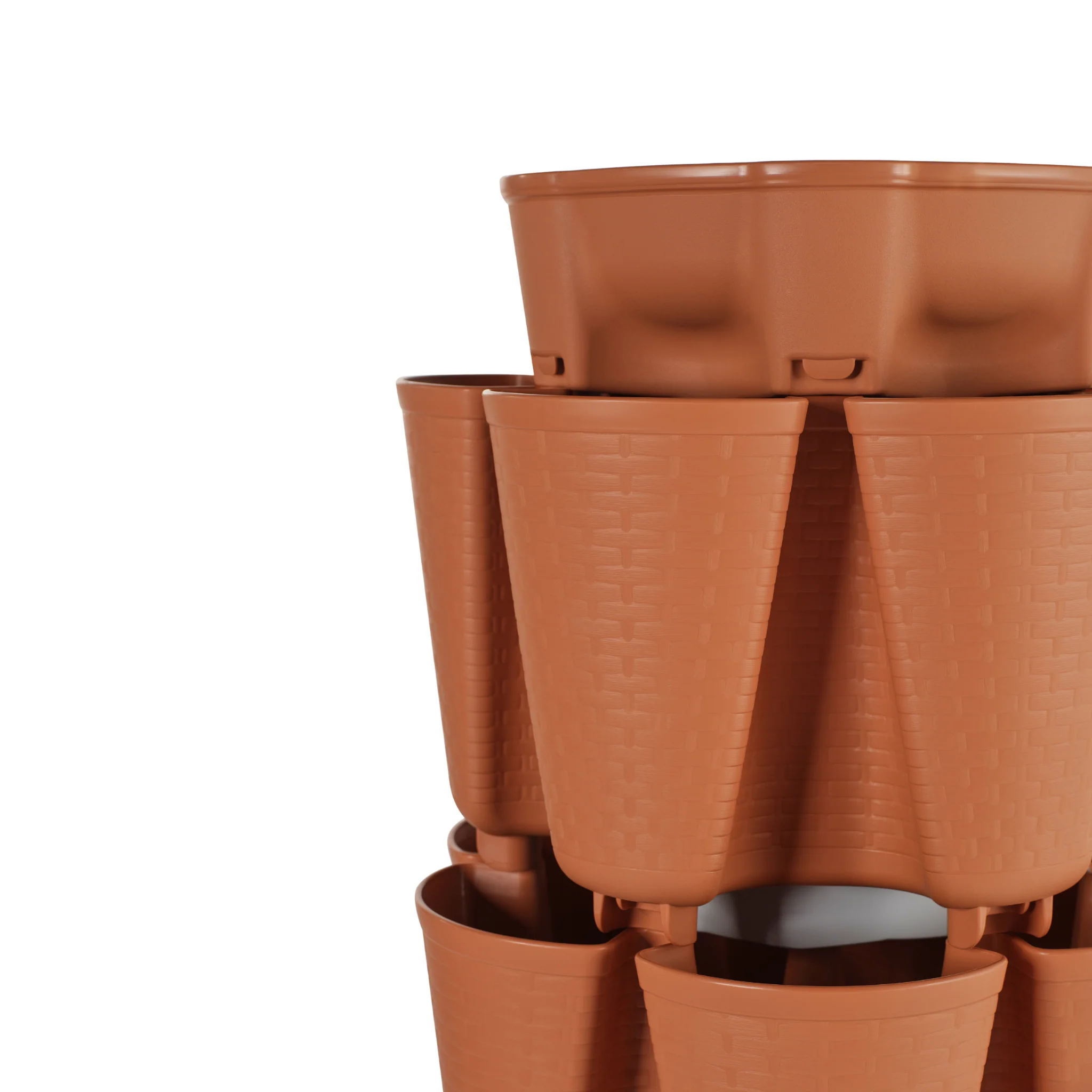 GreenStalk 5-Tier Vertical Planter Basketweave - Image 8