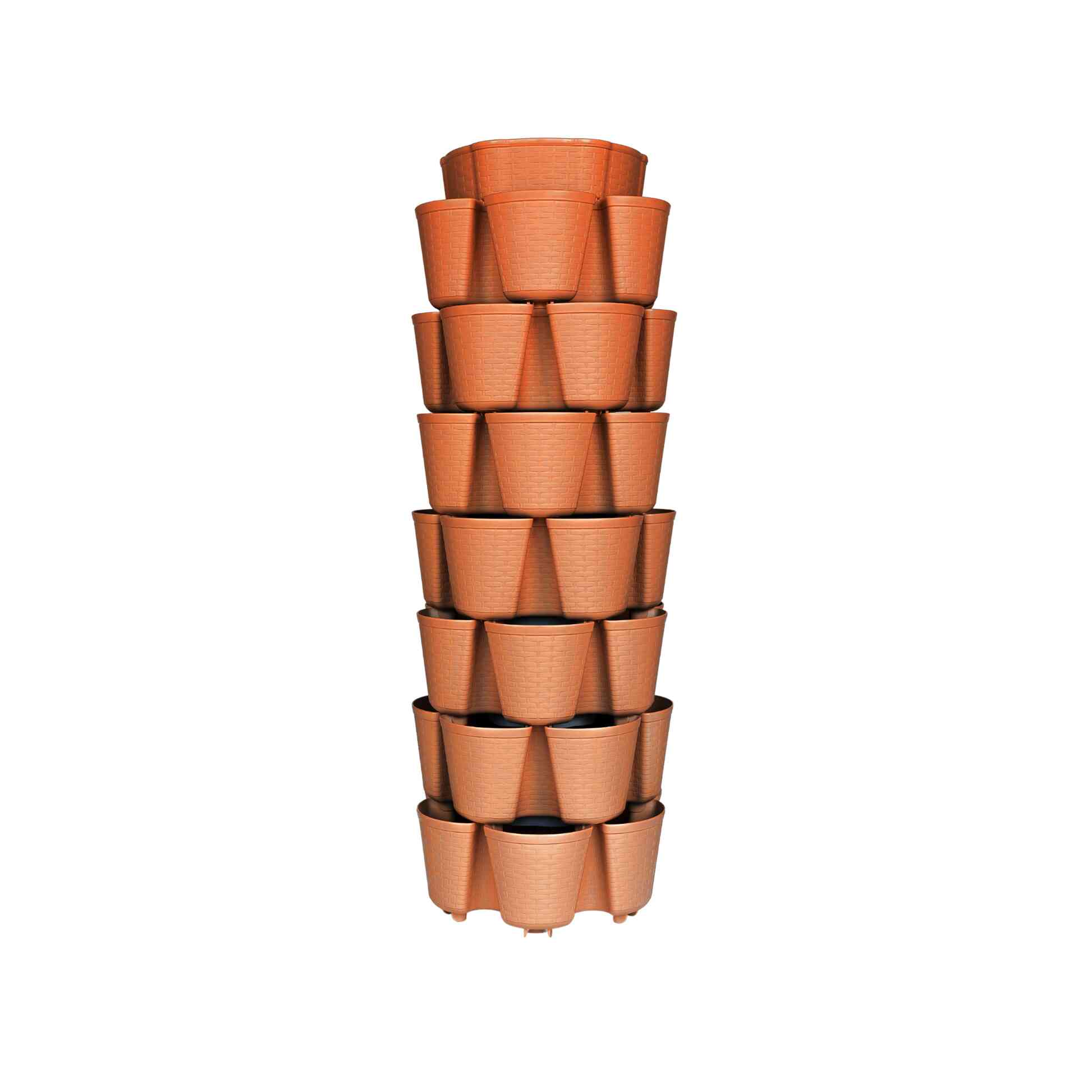 GreenStalk 7-Tier Vertical Planter Basketweave - Image 8