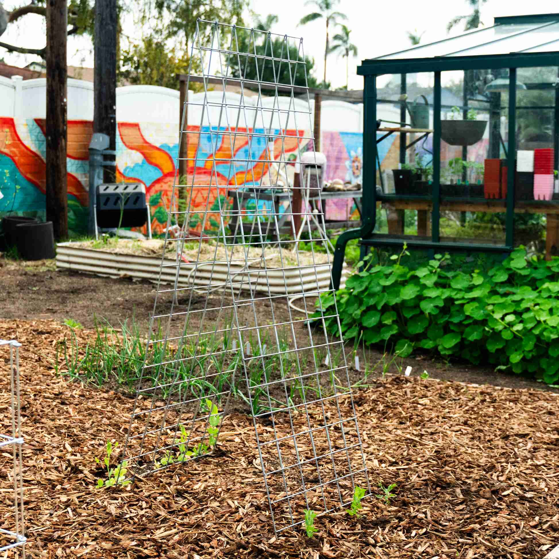 Folding A-Frame Trellis Support For Plants - Image 7