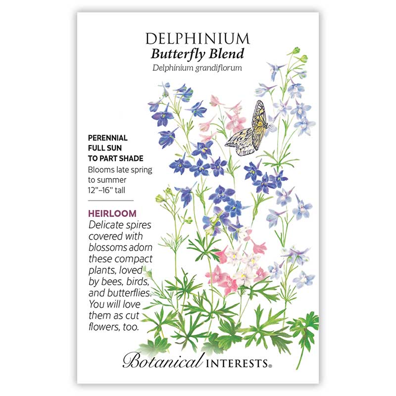 Butterfly Blend Delphinium Seeds - Image 3