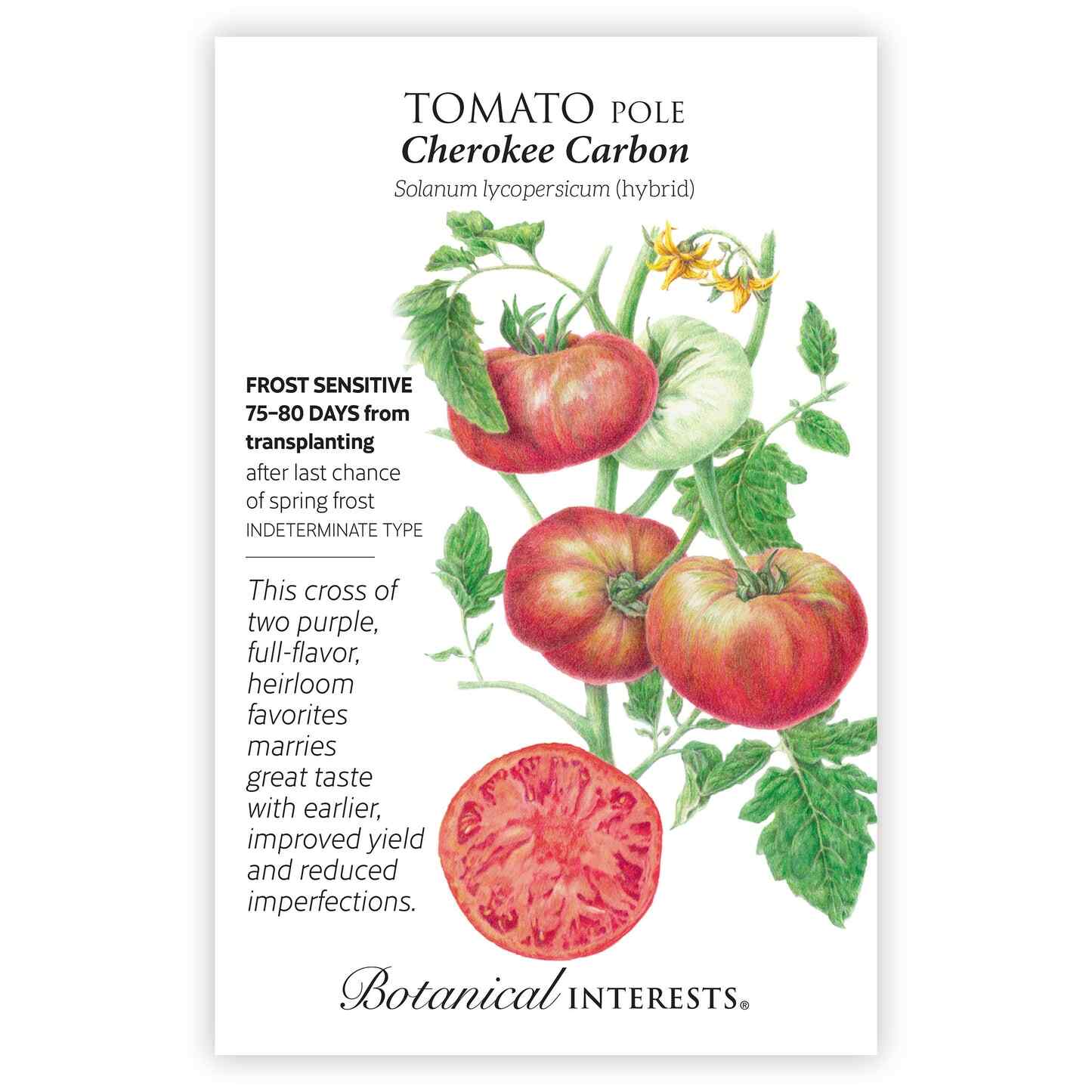 Cherokee Carbon Pole Tomato Seeds - Image 3