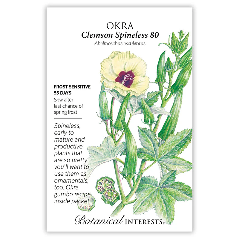 Clemson Spineless 80 Okra Seeds - Image 4
