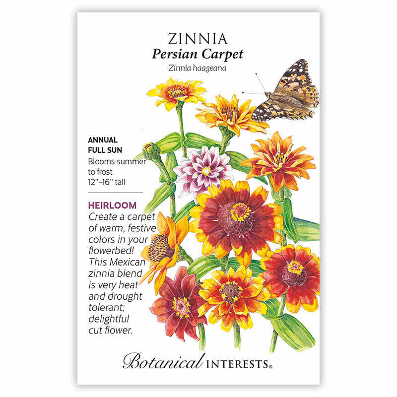 Persian Carpet Zinnia Seeds - Image 3