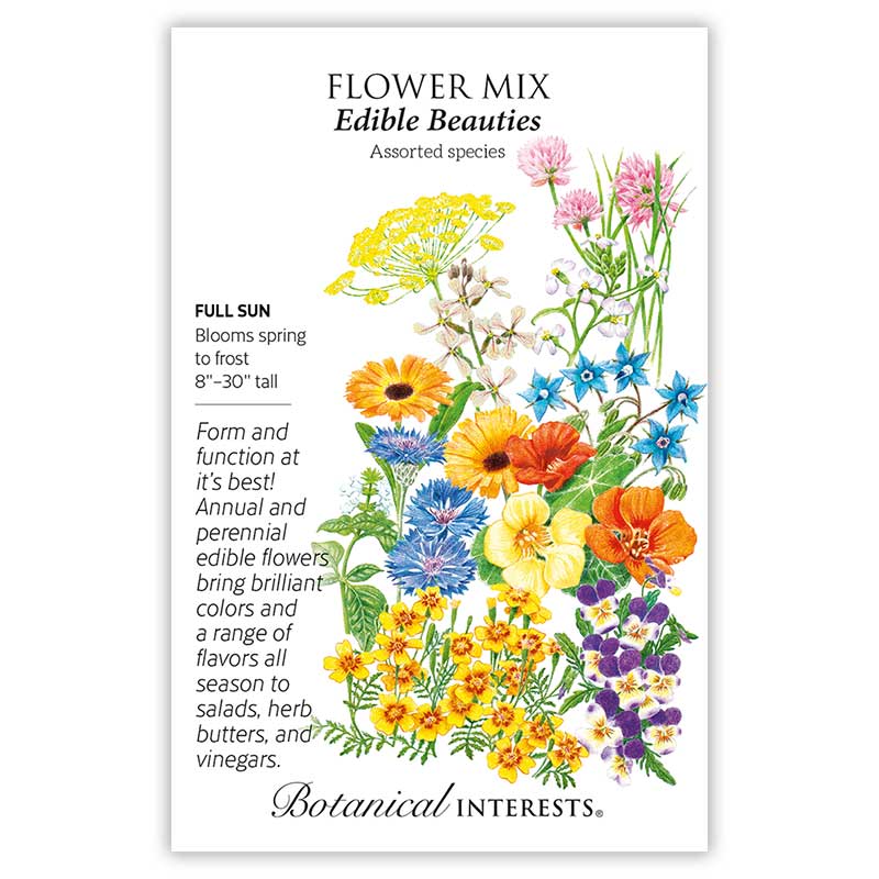 Edible Beauties Flower Mix Seeds - Image 2