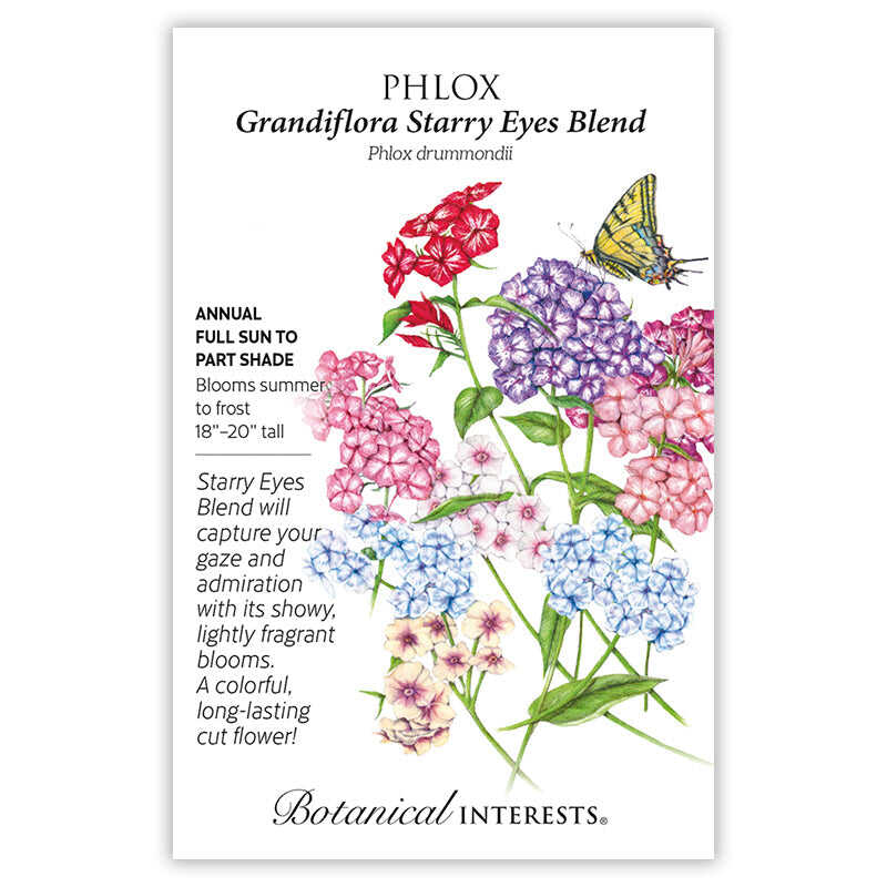 Grandiflora Starry Eyes Blend Phlox Seeds - Image 3