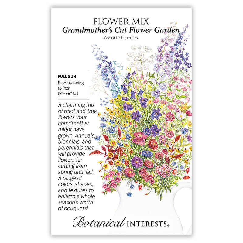Grandmother's Cut Flower Garden Flower Mix Seeds - Image 2
