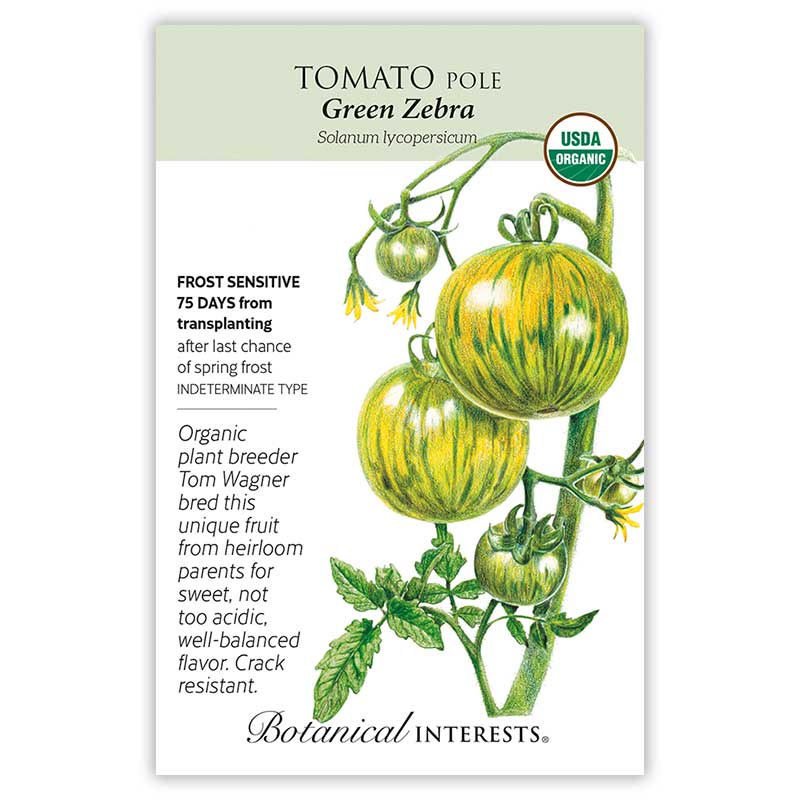 Green Zebra Pole Tomato Seeds - Image 3