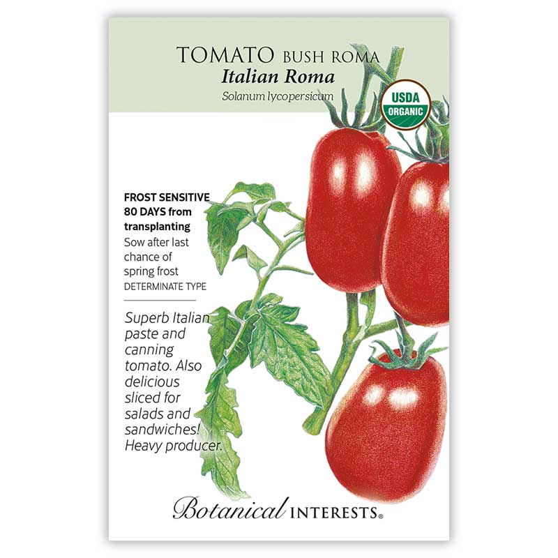 Italian Roma Bush Tomato Seeds - Image 3