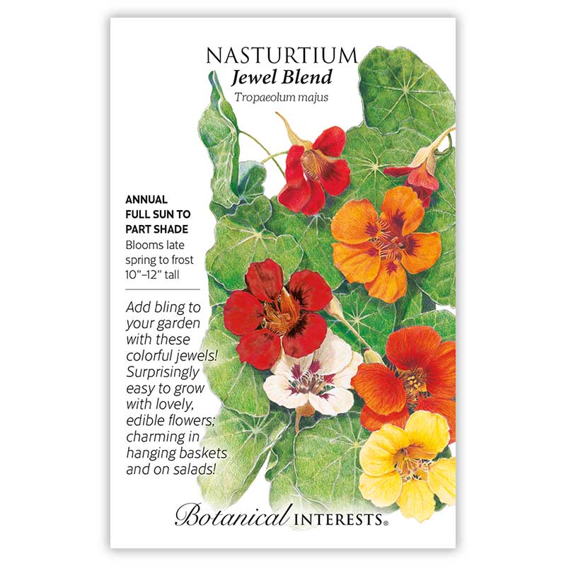 Jewel Blend Nasturtium Seeds - Image 3