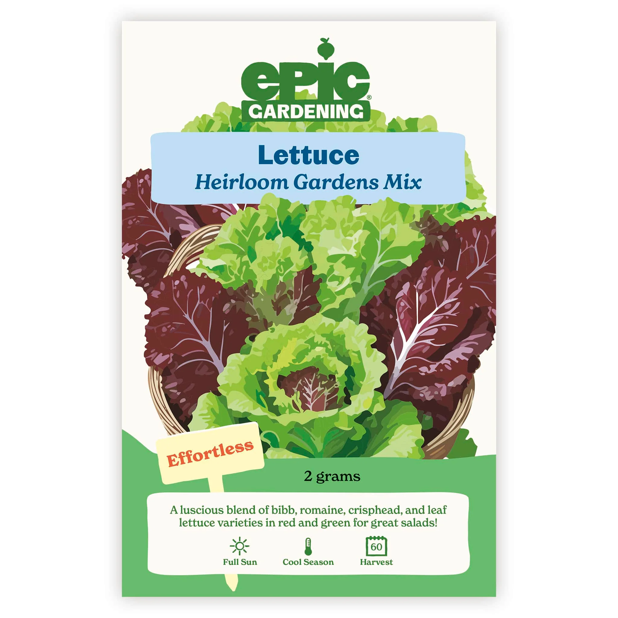 Heirloom Gardens Mix Lettuce - Image 2