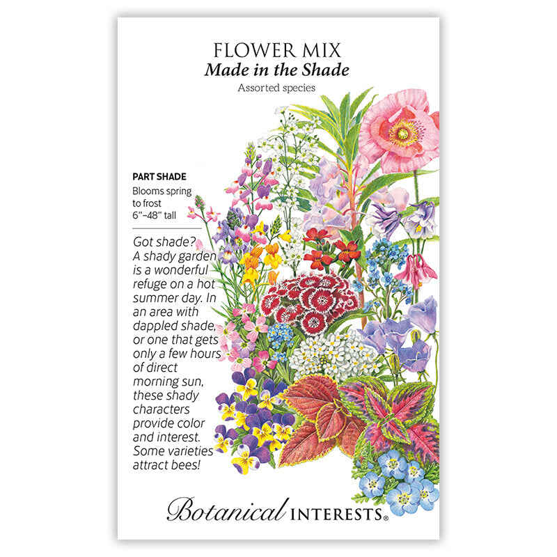 Made in the Shade Flower Mix Seeds - Image 3