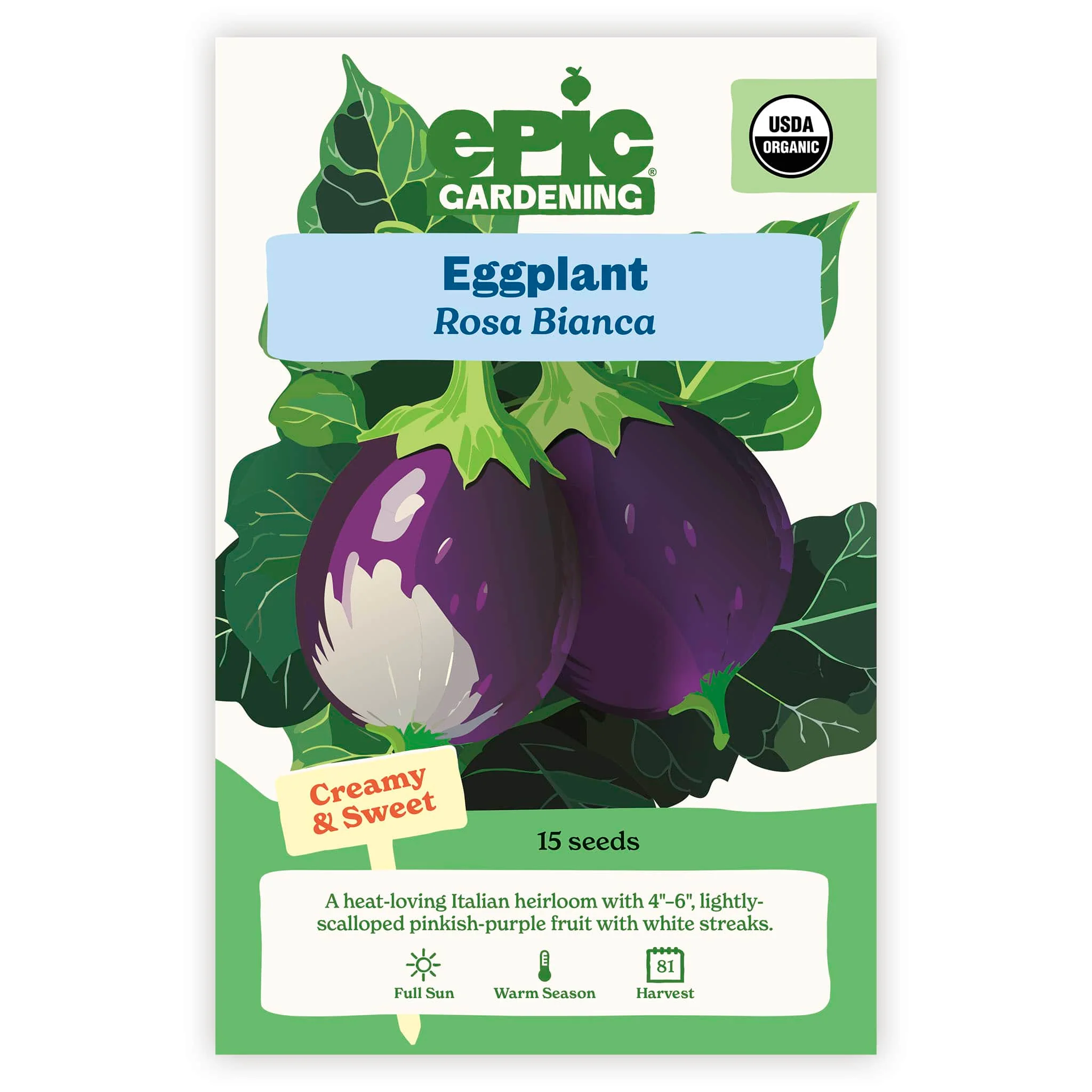 Rosa Bianca Eggplant - Image 2