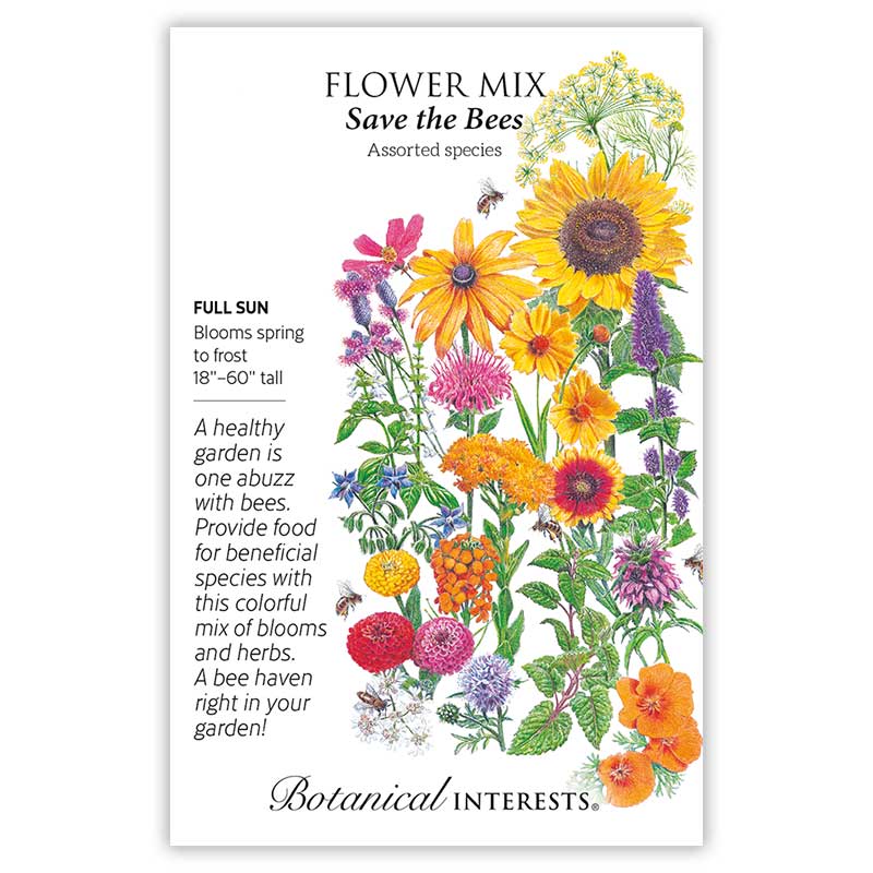 Save the Bees Flower Mix Seeds - Image 2