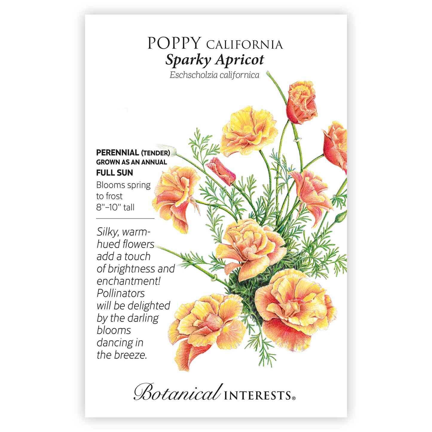 Sparky Apricot Poppy Seeds - Image 3